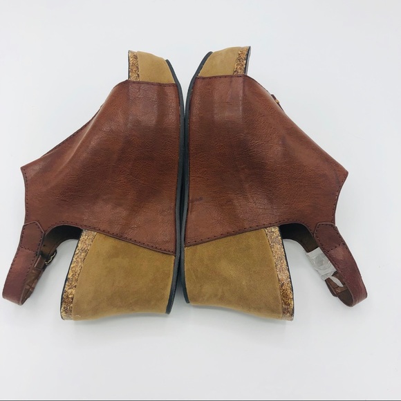 Pierre Dumas Platform Sandals Whiskey! 6 1/2 - Picture 5 of 5